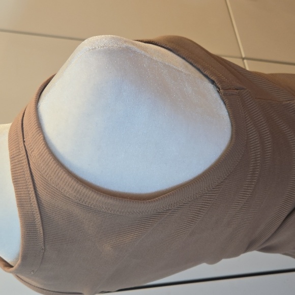 NWT Meshki Viola Ribbed Racer Back Tank Maxi Dress Brown Womens Size Small - Picture 7 of 11